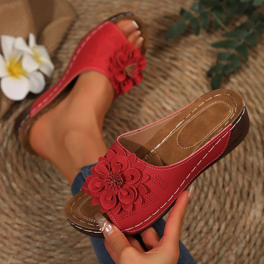 Zomerse Dames Sandalen met Zachte Hakken