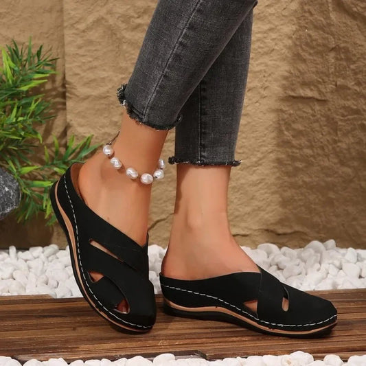 Casual platformsandalen met ronde teen voor vrouwen