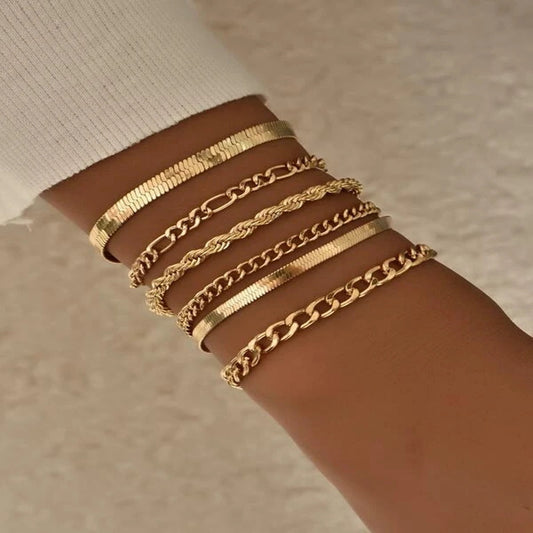 Luxury Multi-Layer Gold Bracelet