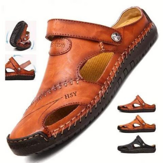 Bryan | Orthopedische Leren Sandalen